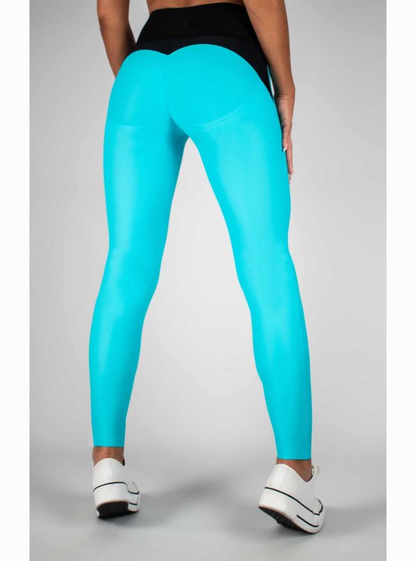 SKY BLUE PUSH-UP LEGGINGS