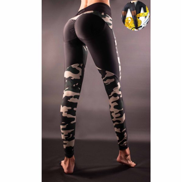 Crea tus propios leggings push-up ARMY NEGRO