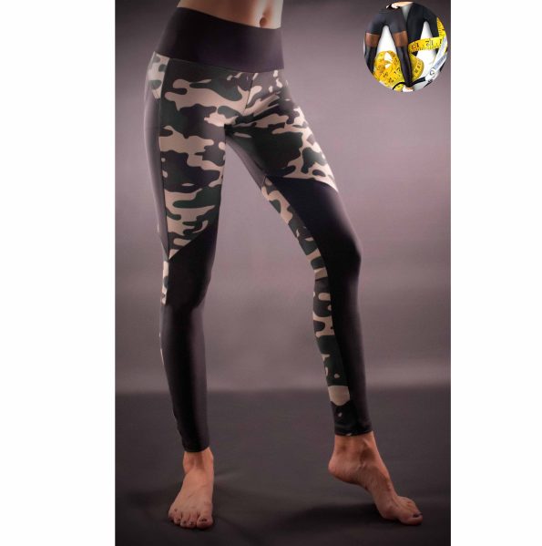 Crea tus propios leggings push-up ARMY NEGRO