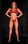 DELUXE RED BODY FITNESS COMPETITION BIKINI