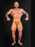 GESTREIFTE INGWER BODYBUILDING TRUNKS SANK, ICN, ANDERE ( SEITENLÄNGE 2CM )