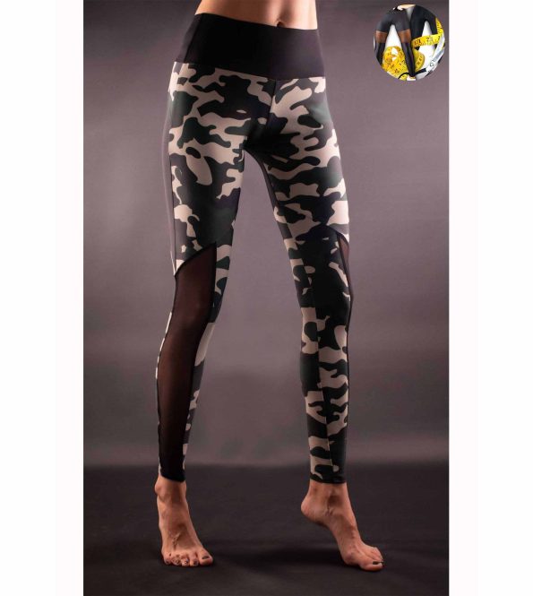 Stwórz własne legginsy push-up ARMY TECH MESH