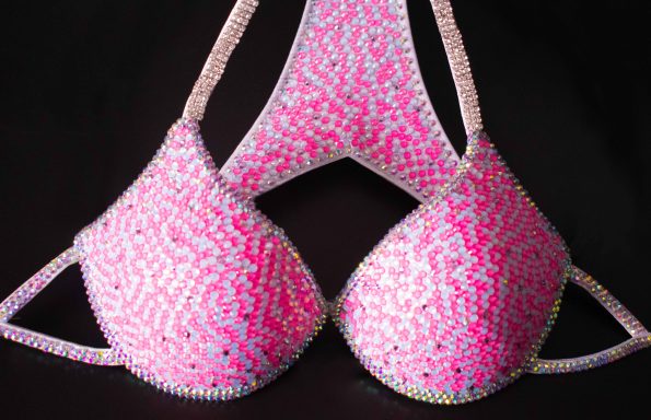 CANDY PINK BIKINI FITNESS COMPETITION BIKINI