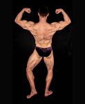 RIASENÉ PURPLE VELVET BODYBUILDING TRUNKS IFBB, NPC ( DĹŽKA BOČNEJ STRANY 5CM ) Názov súboru: Fialove