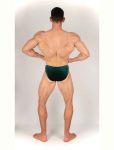 BODYBUILDING TERCIOPELO VERDE TRUNKS IFBB, NPC ( SIDE LENGTH 5CM )